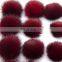 Fashion Charm Genuine fox Fur pom pom ball for keychain/ handbag pendant