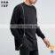 Wholesale cheap black sweatshirt blank new design sweatshirt crewneck