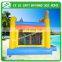 Outdoor play inflatable bouncy castle with water slide