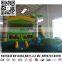 inflatable tropical bouncer house combo with water pool