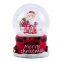 New design polyresin santa statue snow globe