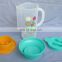 1.35 L Plastic small rainbow jug with storage base