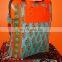 bright colorful cotton handmade shouler comfertable bag