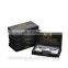 Luxury black cardboard cosmetic box packaging