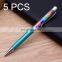 wholesale factory price 5 PCS Fashion Creative Stylus Ballpoint Pen Writing Stationery Office School Pen Random Color Delivery