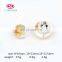 Best selling fashion accessory pendant 8*10 mm charm champagne round crystal ball for woman