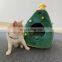 New Dog cat Cartoon Christmas tree hole bed pet Cat house Bed Soft Padded pet gift