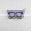 Promotional customized soft glasses pouch felt eyeglasses case
