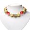 DIY Girl necklace + bracelet Set Halloween Thanksgiving Day Kids Charms Necklace 2pcs Set