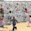 Children's climbing walls can be designed for outdoor or indoor diversification