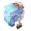 Fashion Soft Ombre Blue 100%Polyester 50''x60'' Throw Blanket With Tassels