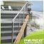 Mall/Company Use variety design stainless steel stair railing post