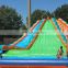 8 Lane Giant Inflatable Mountain Rock Climbing Pool Water Slide For Sale