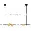New Product Modern gold plated Chandelier Large Indoor Pendant Lamp