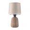 table lamps item type and new desig of ratton pattern LED desk lamp