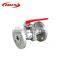 2pc jis 10k flange ball valve 4 inch