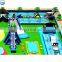 2018 factory pvc tarpaulin new inflatable water park on land prices for adults with pool& slide