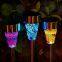 Mosaic Solar Outdoor Lawn Light Waterproof Ip55 Stainless Steel Garden Led Decoration Light for Landscape Yard Pathway