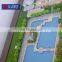 Real estate post landmark building model bricks craft