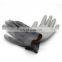 Nylon Safety Dipped Hand Gloves Esd Polyester Working White Black Grey Construction Pu Coated Gloves
