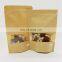 Quality Assurance Colorful Non-toxic and Tasteless Professional Stand Up Kraft Paper Bag