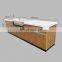 Wood grain door pure white quartz outdoor cabinets garden storage