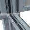 American Double Glass Heat Insulation Aluminum Casement And Fixed Window With Screen