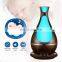 400ml Bowling Ball Shape Wooden Grain 7 Color LED Essential Oils Air Humidifier Ultrasonic Aroma Diffuser