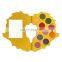 Handmade empty magnetic eye shadow/eyeshadow palette case packaging  with mirror