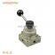 HV 4 way pneumatic air hand lever pull rotary switch valve
