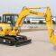 Shantui 7 ton Minigraver Xn08 With Auger Hydraulic Small Crawler Excavator On Sale SE75