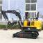 Construction equipment 1ton mini track digging machine mini excavator