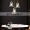 Farmhouse One-Light Adjustable Ceiling Fixture Mini Pendant Lighting with Clear Glass Shade for Kitchen Bedroom