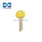 safety door key blank kw10 house key blanks disk lock key with plastic head
