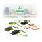 JOHNCOO Hot Sale Soft Snakehead Frog Lures Set Fishing Lures