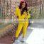 New Arrive Hot Sell Two Pieces Zipper Hooded Women Sweatsuit Set
