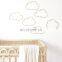 Decorative Woven Skye Rattan Cloud Wall Decals WIcker Wall decoration Wholesale Vietnam Supplier