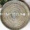 Seagrass Basket Tray Round Decorative Serving Tray Set Handmade
