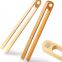 Magnetic bamboo bread tong,bambu toaster tongs with magnetics from China