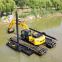 Construction Machinery Manufacturer Amphibious Excavator with Side Pontoon