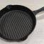 Popular camp bbq grill pan cast iron non stick grill pan with long handle