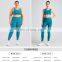 New Arrival Half Cross Waist Yoga Leggings With Seamless Leg Opening Gym Sports Pants