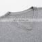 Customizable 100% Cashmere V-Neck Pullover High Quality Knitted Side Split Sweater Plus Size Casual for Winter & Autumn