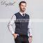 100% Cashmere V Neck Vest Men's Sleeveless Knitted Sweater