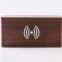 Electronic Sound Control Wireless Charging Smart LED Digital Wooden Bamboo Clock Alarm Calendar Date Time Wood Wireless Charger