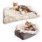 Meow Love Plush Warm Cat Nest Soft Folding Dog Bed Autumn and winter Pet Mat Washable and Simple
