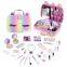 Popular Kids Cosmetics Makeup Set Include Kids Nail Polish Children Eyeshadow Pretend Cosmetic Toys for Kids Girls Beauty Set