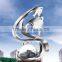 Stainless Steel Sculpture Metal Garden Art Modern Outdoor Matte Large Metal Garden