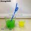 Popular 240ml Shot Glass Cup Ribbed Cups