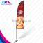 wholesale advertise big 13ft feather beach outdoor banner and flag